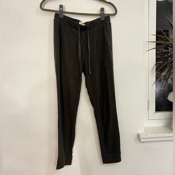 Lou & Grey sweat pants loungewear XS olive green - Picture 1 of 4